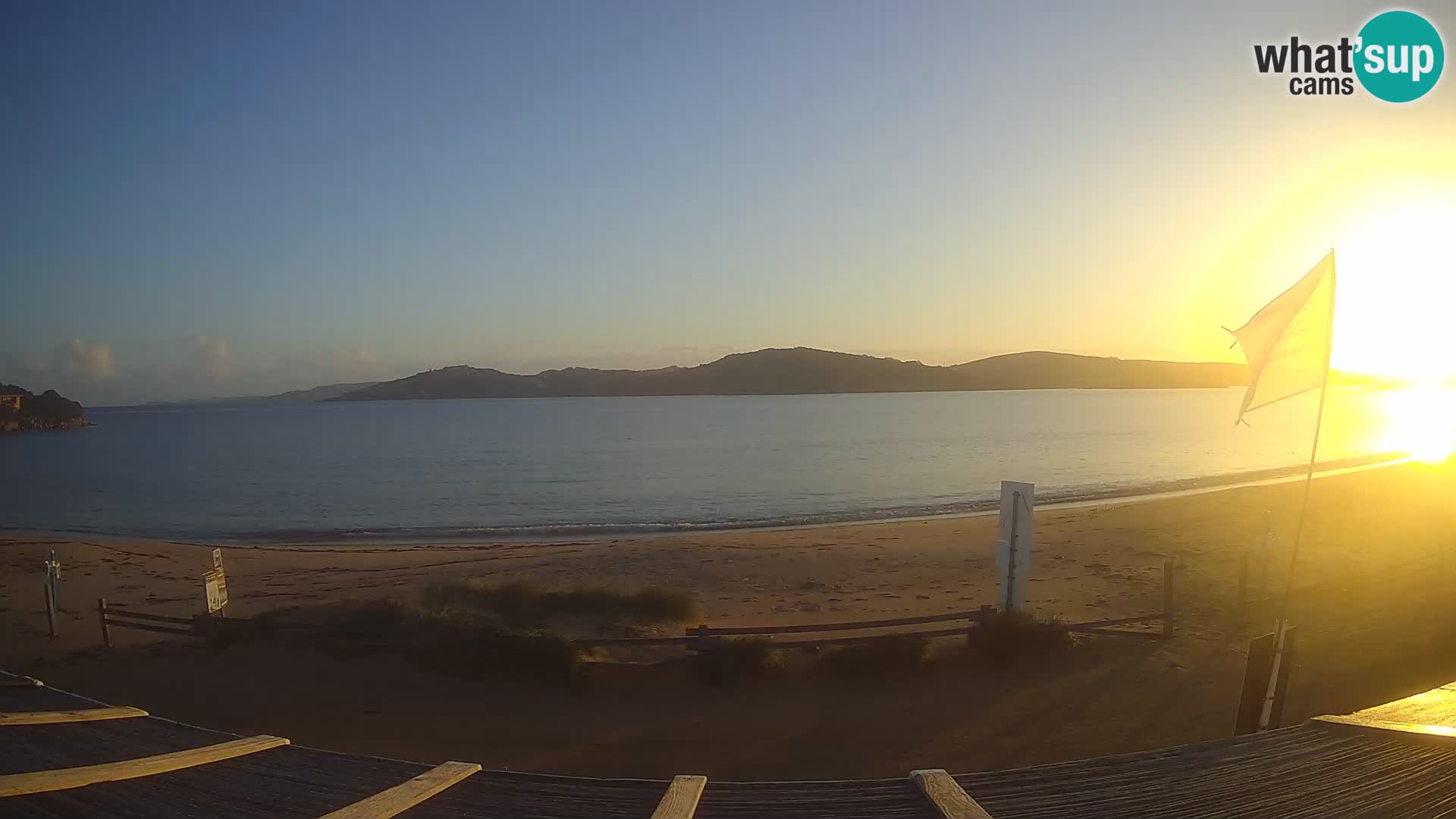 Webcam en direct de planche à voile et de kite surf à Porto Pollo – Sardaigne – Italie