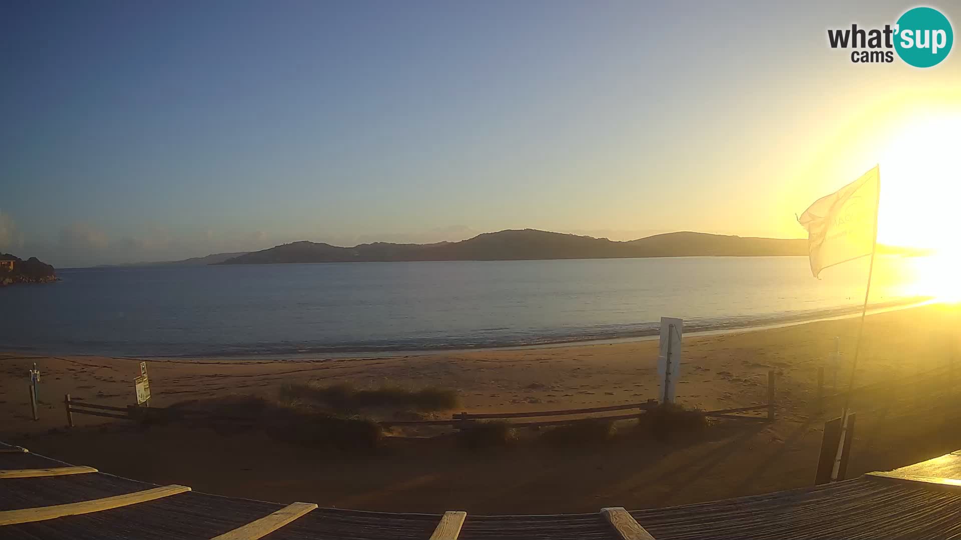 Webcam en direct de planche à voile et de kite surf à Porto Pollo – Sardaigne – Italie