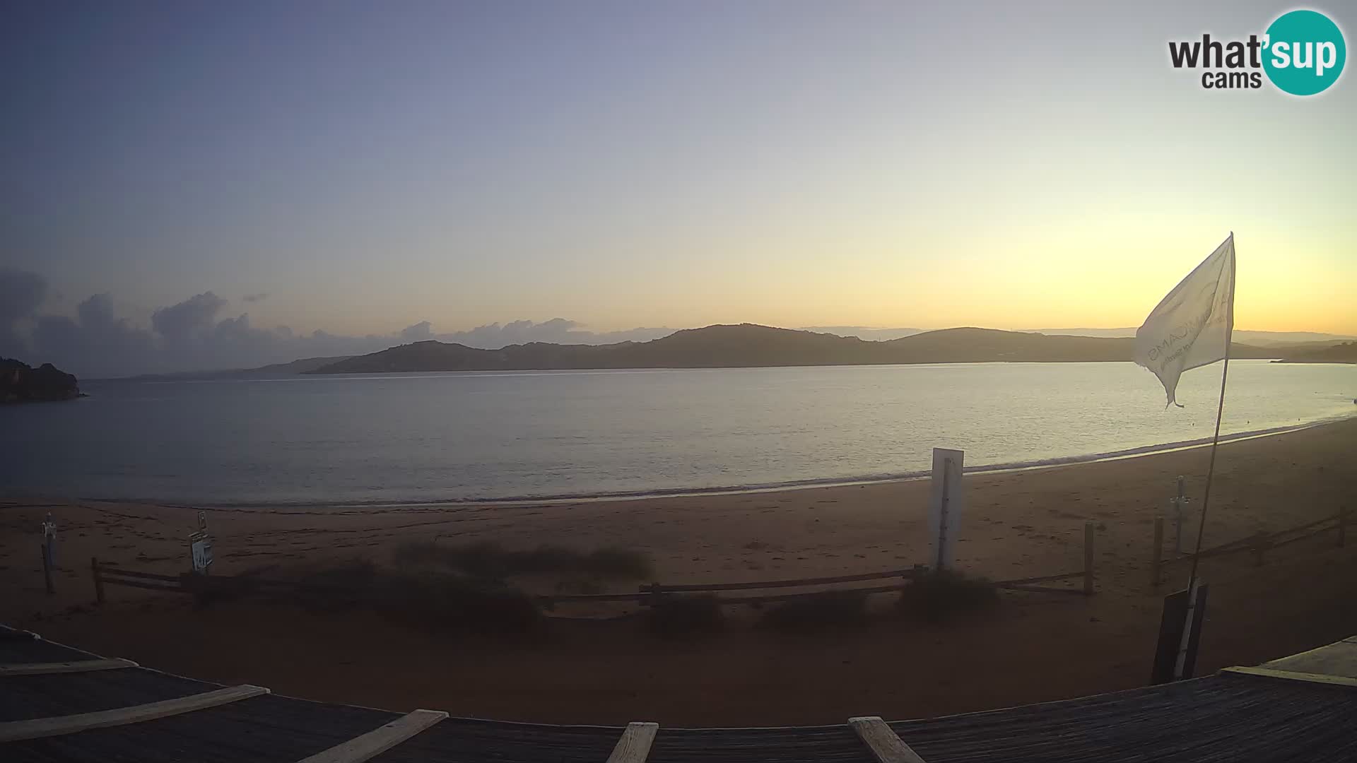 Webcam en direct de planche à voile et de kite surf à Porto Pollo – Sardaigne – Italie