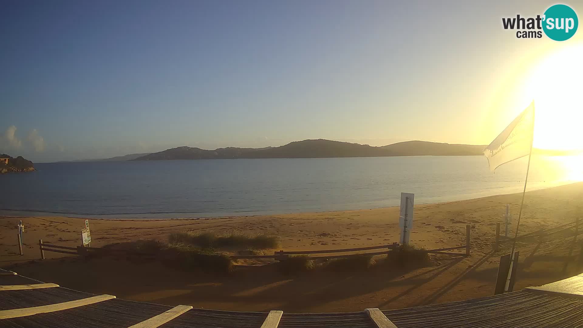 Webcam en direct de planche à voile et de kite surf à Porto Pollo – Sardaigne – Italie