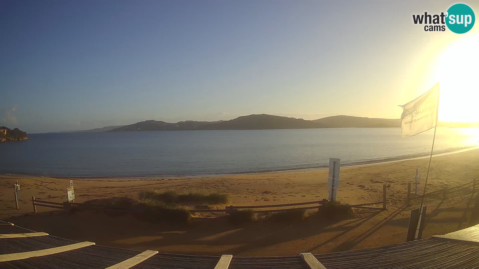 Webcam en direct de planche à voile et de kite surf à Porto Pollo – Sardaigne – Italie