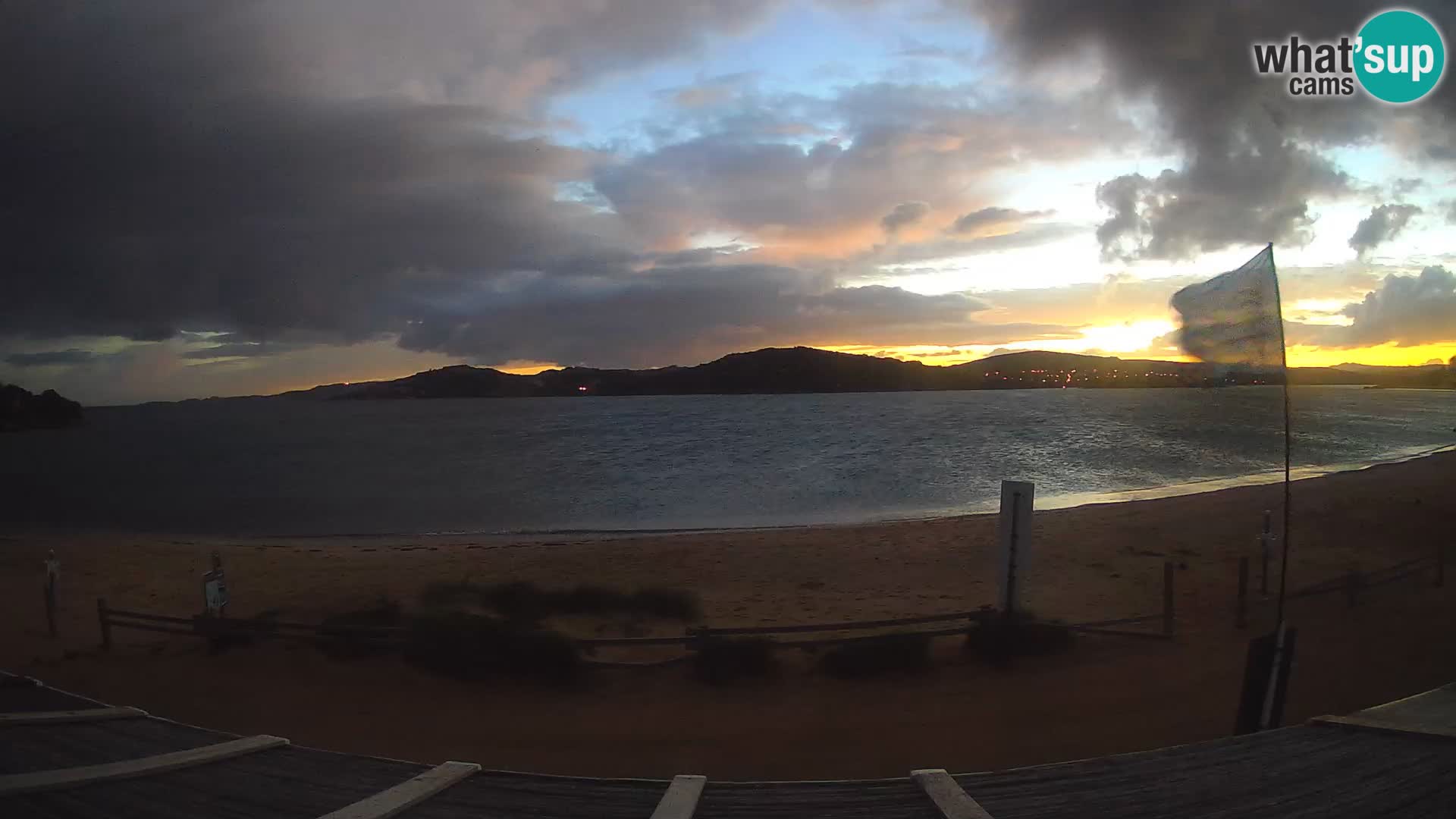 Webcam en direct de planche à voile et de kite surf à Porto Pollo – Sardaigne – Italie