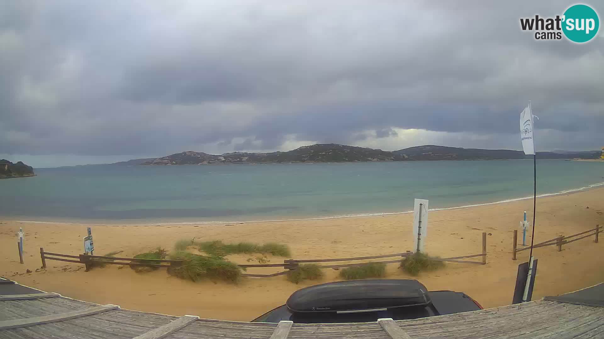 Webcam en direct de planche à voile et de kite surf à Porto Pollo – Sardaigne – Italie