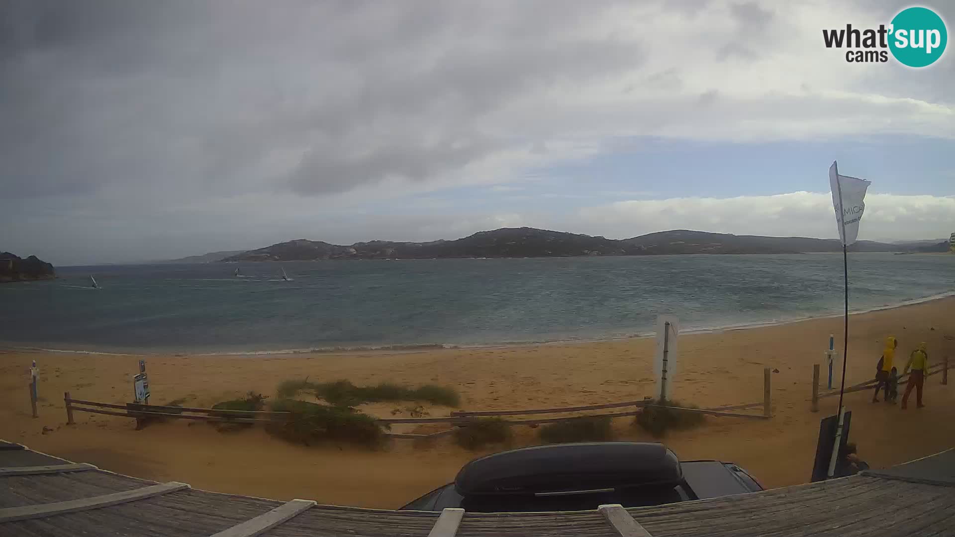 Webcam en direct de planche à voile et de kite surf à Porto Pollo – Sardaigne – Italie