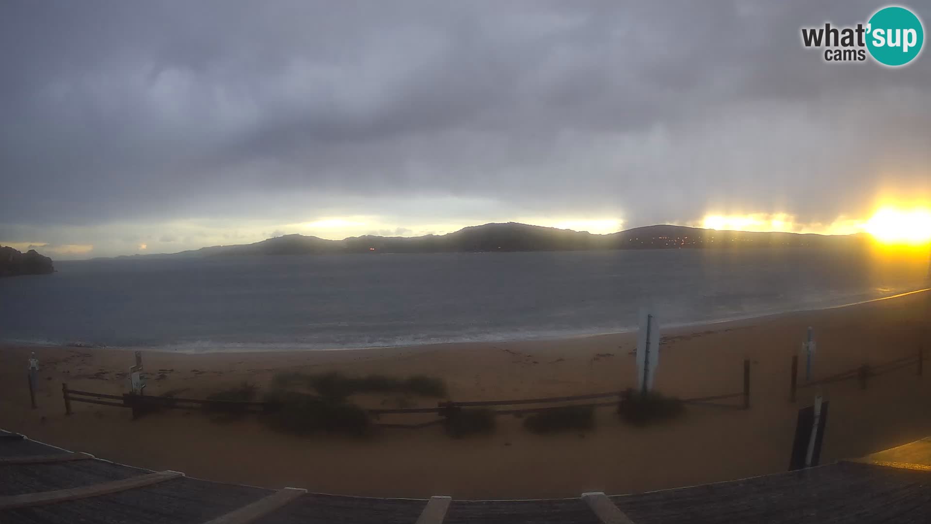 Webcam en direct de planche à voile et de kite surf à Porto Pollo – Sardaigne – Italie