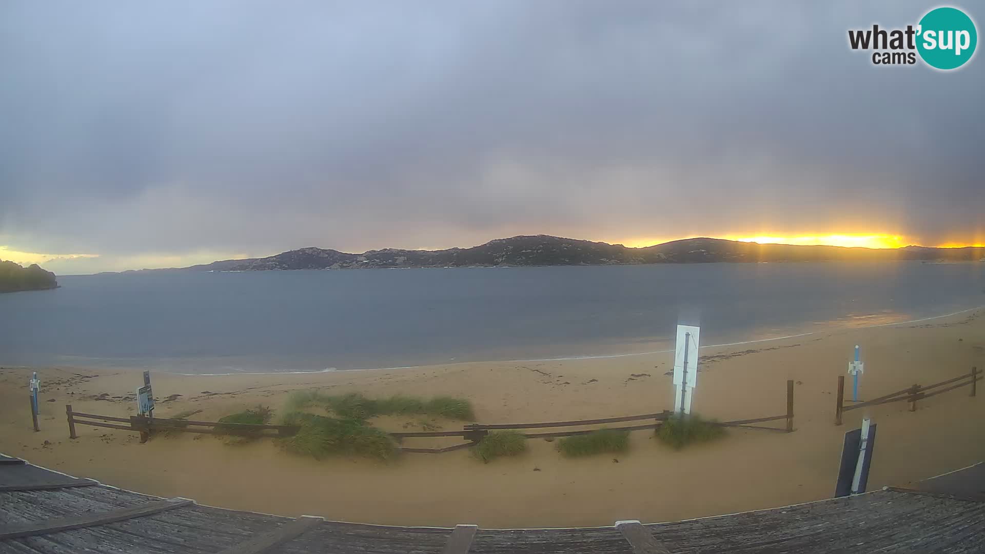 Webcam en direct de planche à voile et de kite surf à Porto Pollo – Sardaigne – Italie