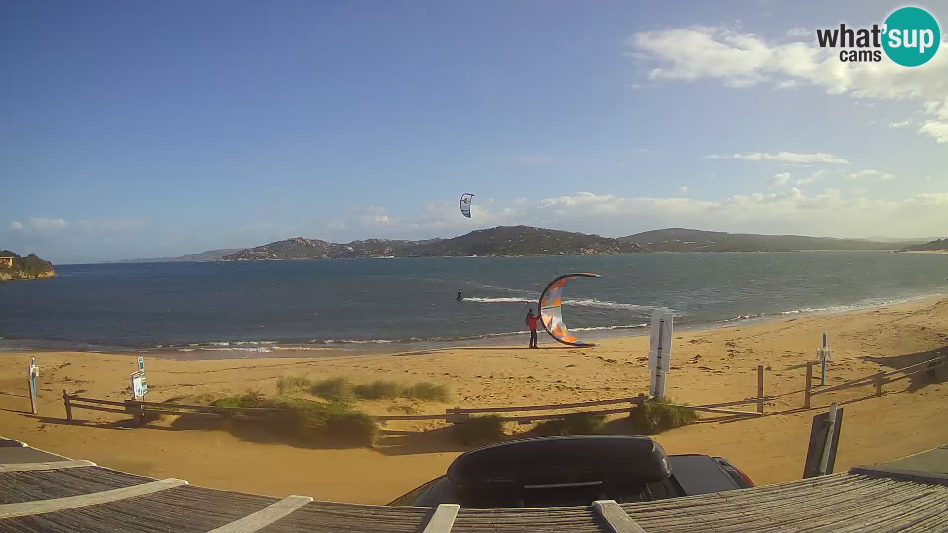 Porto Pollo Windsurfing i Kite surfanje web kamera uživo – Sardinija – Italija