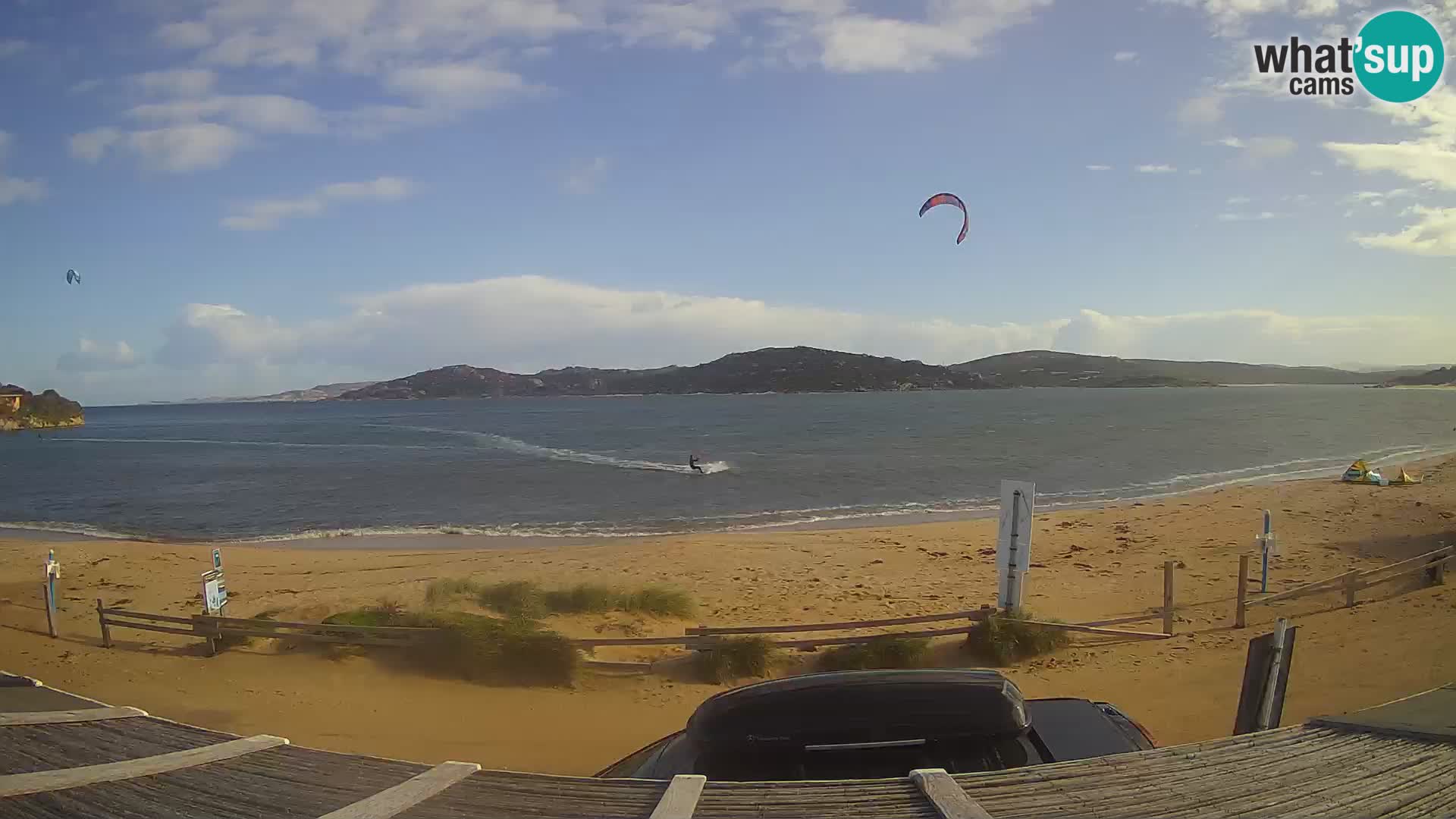 Porto Pollo Windsurfing and Kite surfing live webcam – Sardinia – Italy