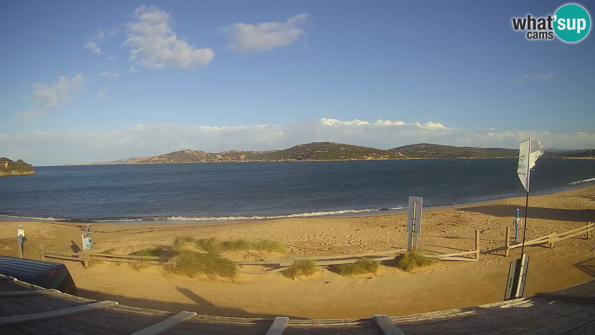 Porto Pollo Windsurfing and Kite surfing live webcam – Sardinia – Italy