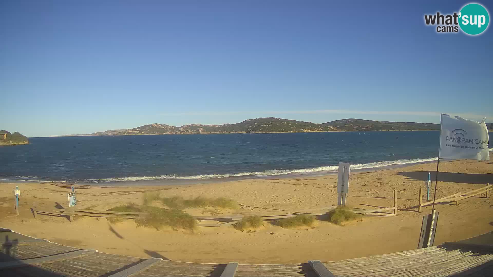 Porto Pollo Windsurfing and Kite surfing live webcam – Sardinia – Italy