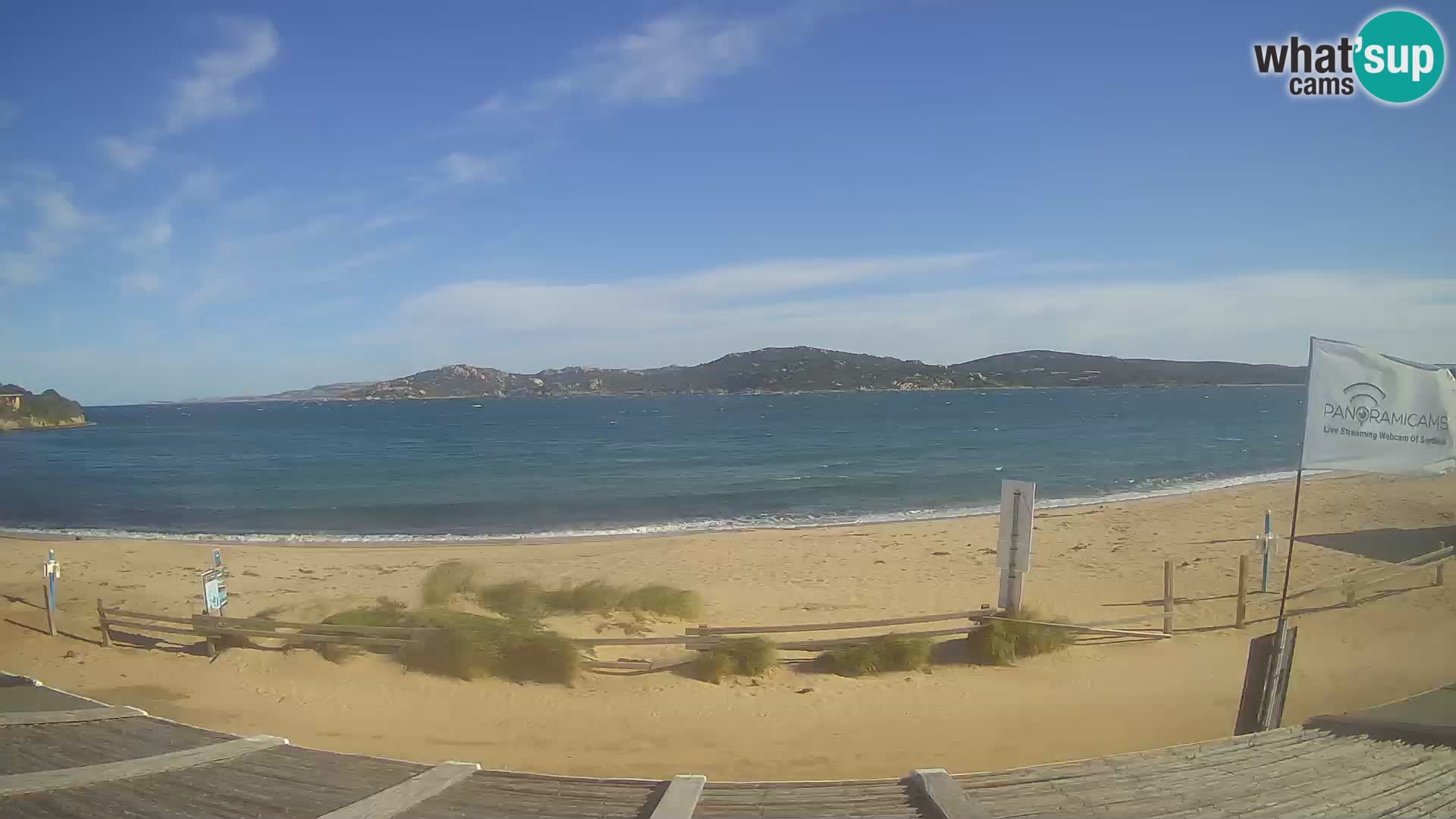 Porto Pollo Windsurfen und Kitesurfen Live-Webcam – Sardinien – Italien