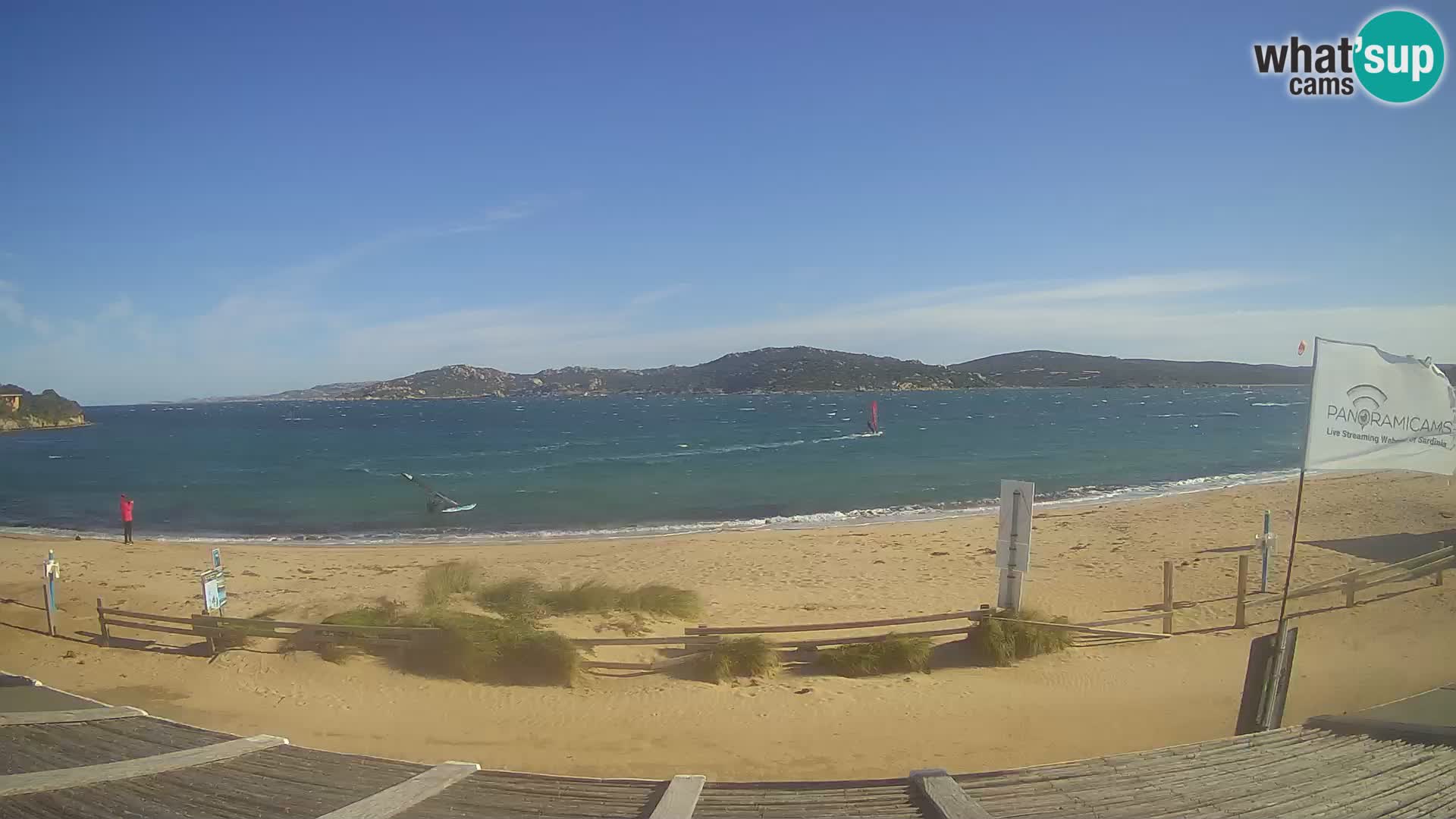 Porto Pollo Windsurfen und Kitesurfen Live-Webcam – Sardinien – Italien