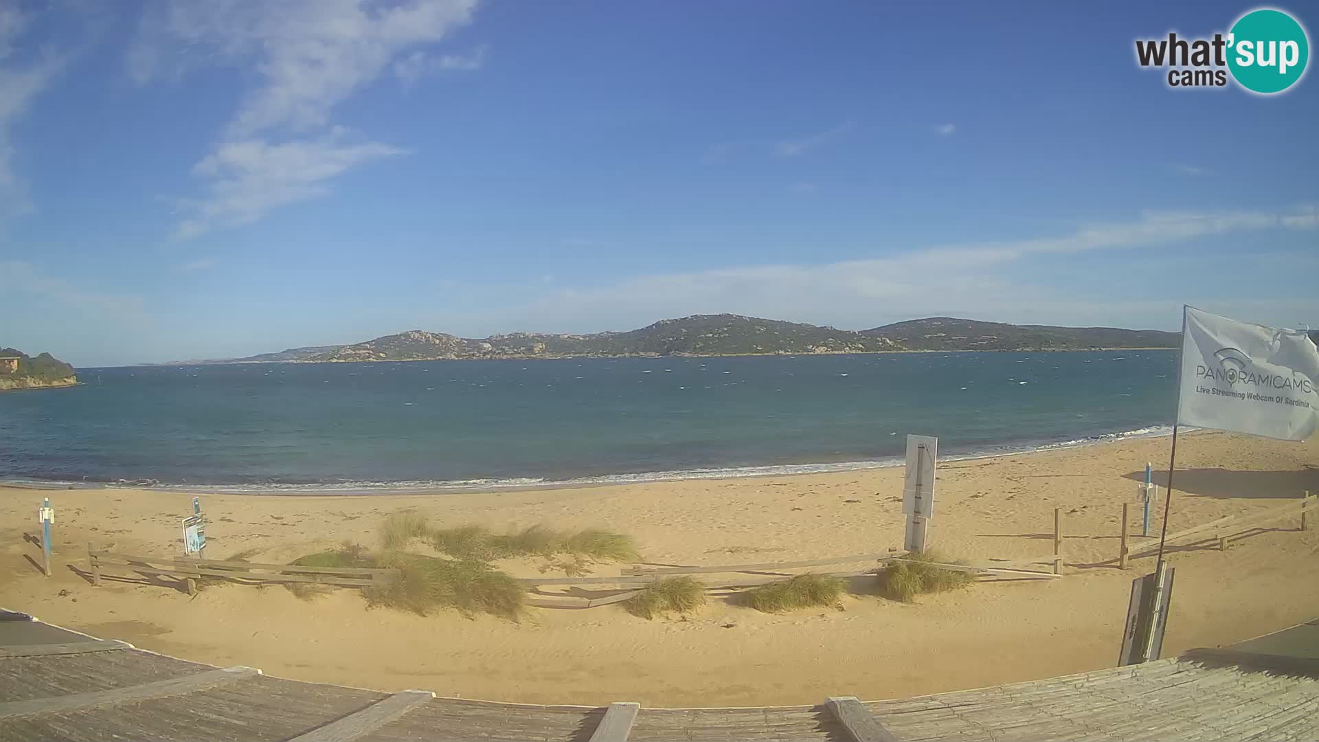 Porto Pollo Windsurfing and Kite surfing live webcam – Sardinia – Italy