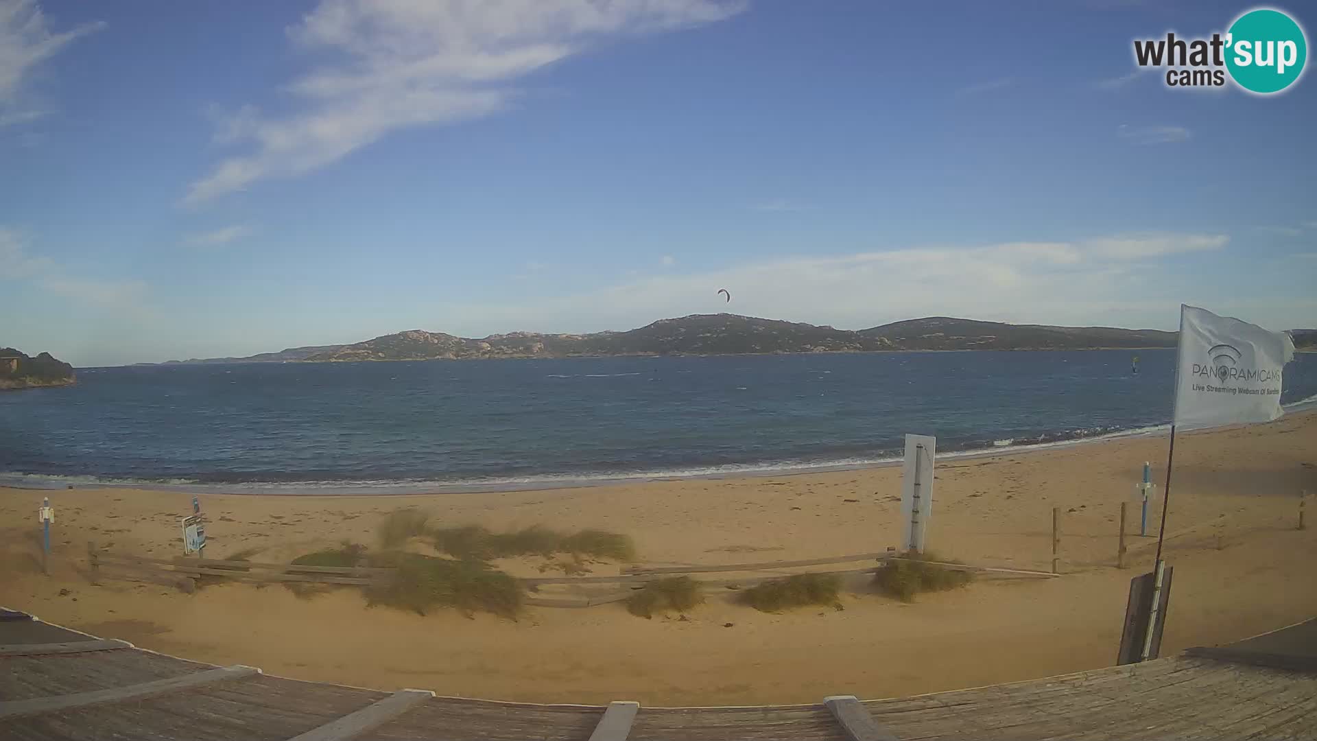 Porto Pollo Windsurfing and Kite surfing live webcam – Sardinia – Italy