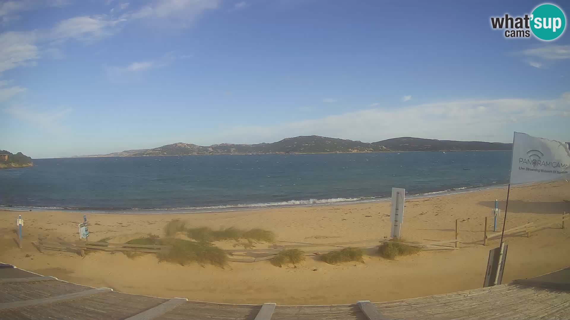 Porto Pollo Windsurfing and Kite surfing live webcam – Sardinia – Italy