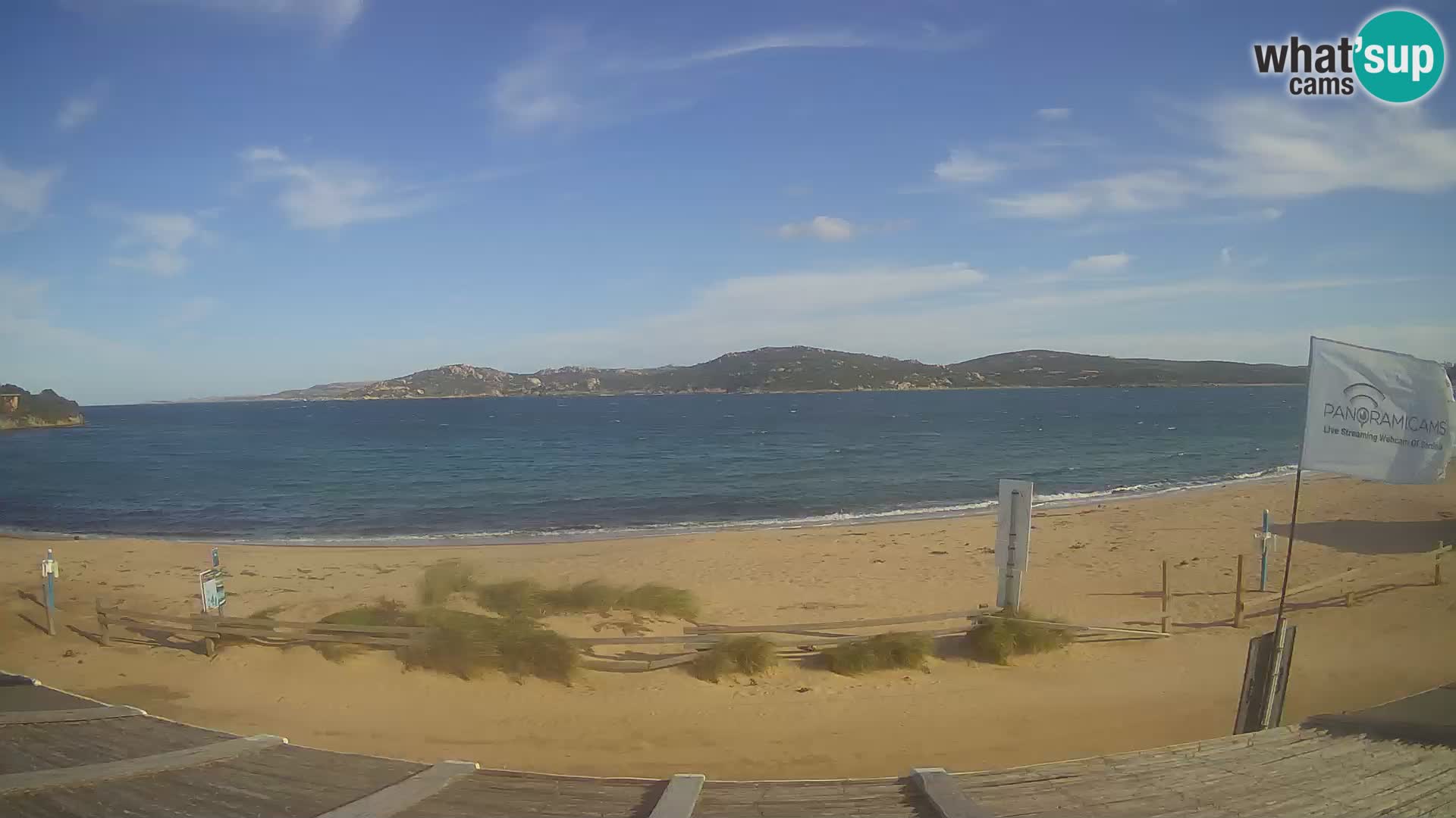 Porto Pollo Windsurfing and Kite surfing live webcam – Sardinia – Italy