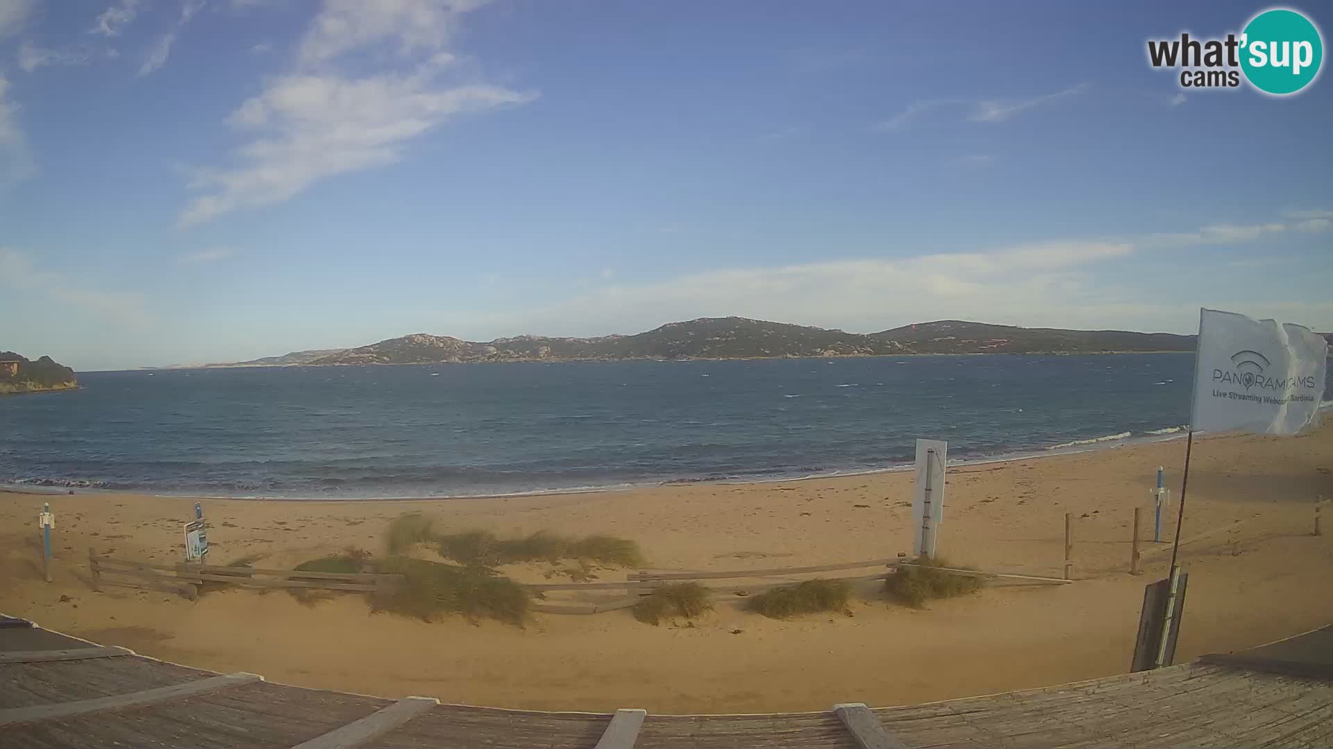 Porto Pollo Windsurfing and Kite surfing live webcam – Sardinia – Italy