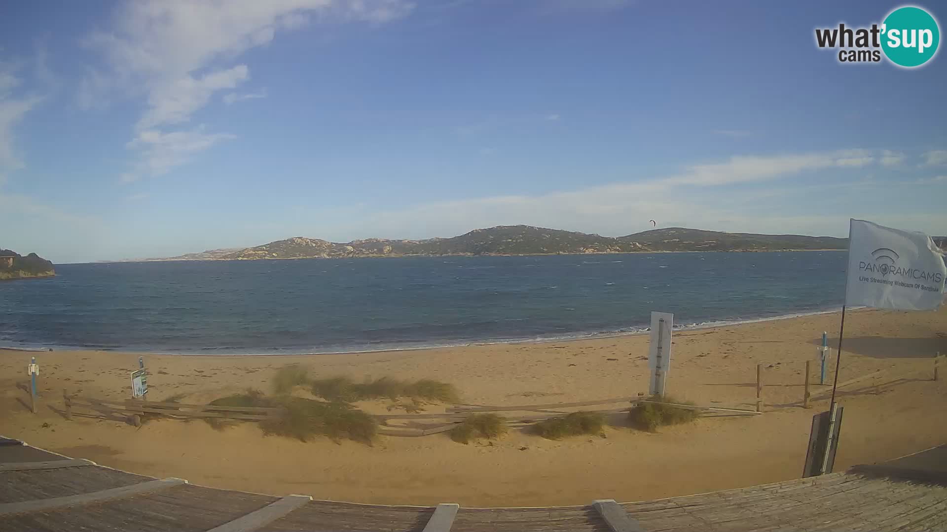 Porto Pollo Windsurfing and Kite surfing live webcam – Sardinia – Italy