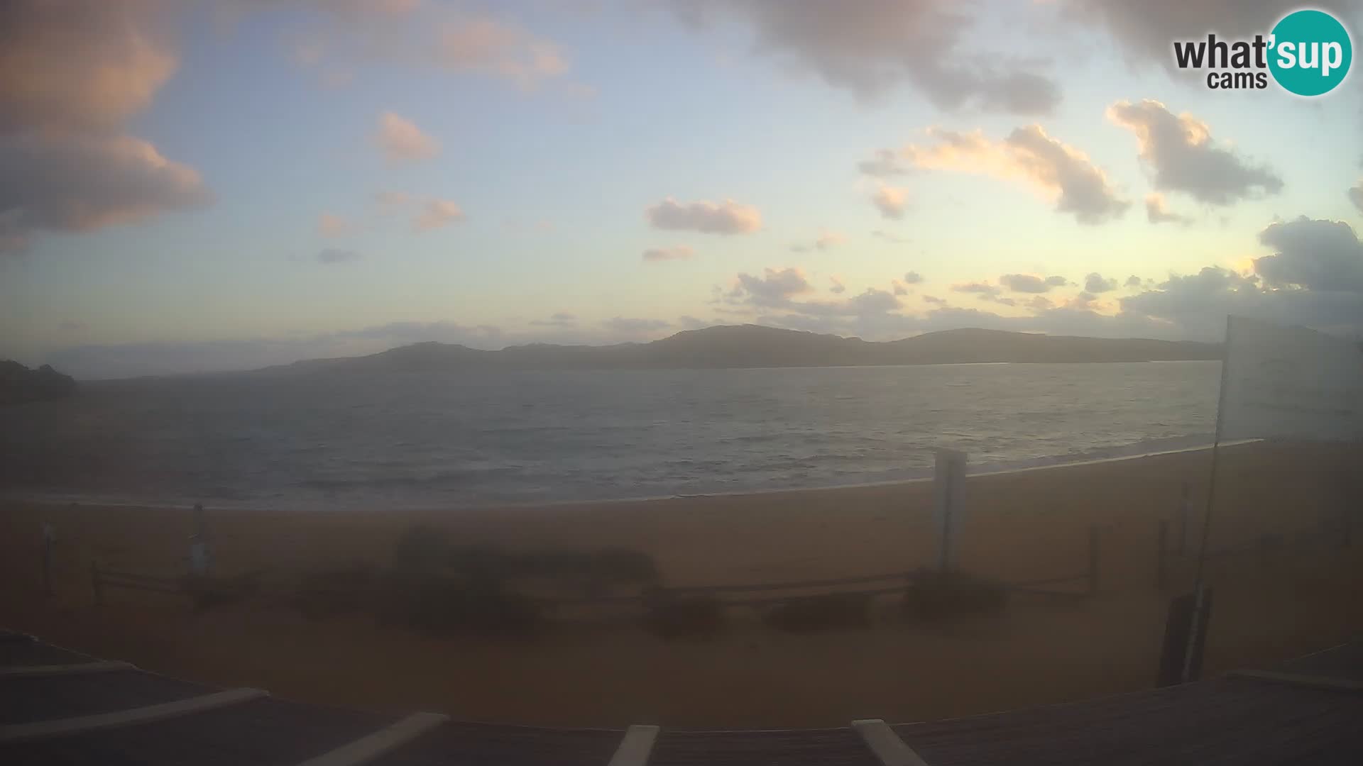 Webcam en direct de planche à voile et de kite surf à Porto Pollo – Sardaigne – Italie