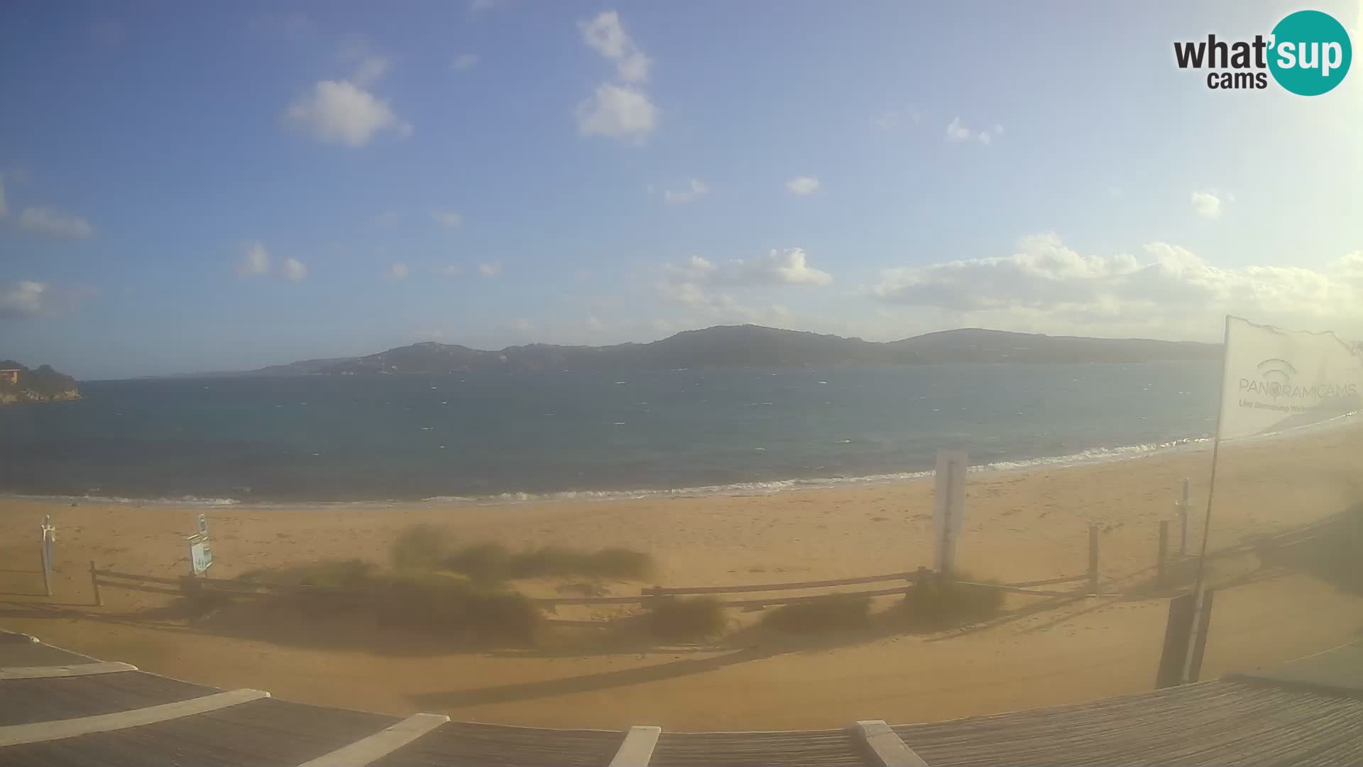 Porto Pollo Windsurfing and Kite surfing live webcam – Sardinia – Italy