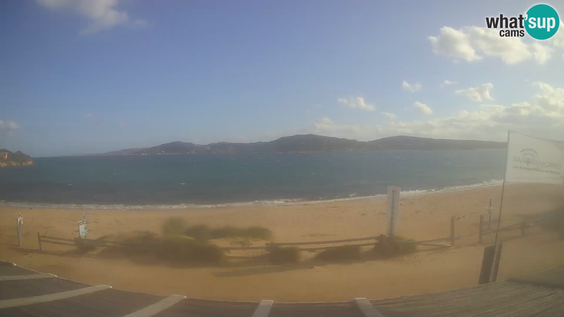 Webcam en direct de planche à voile et de kite surf à Porto Pollo – Sardaigne – Italie