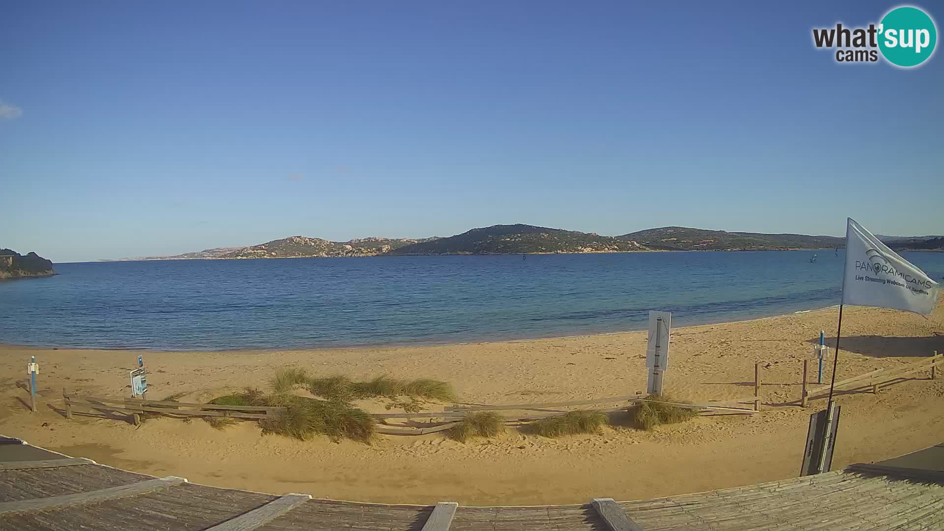 Porto Pollo Windsurfing and Kite surfing live webcam – Sardinia – Italy