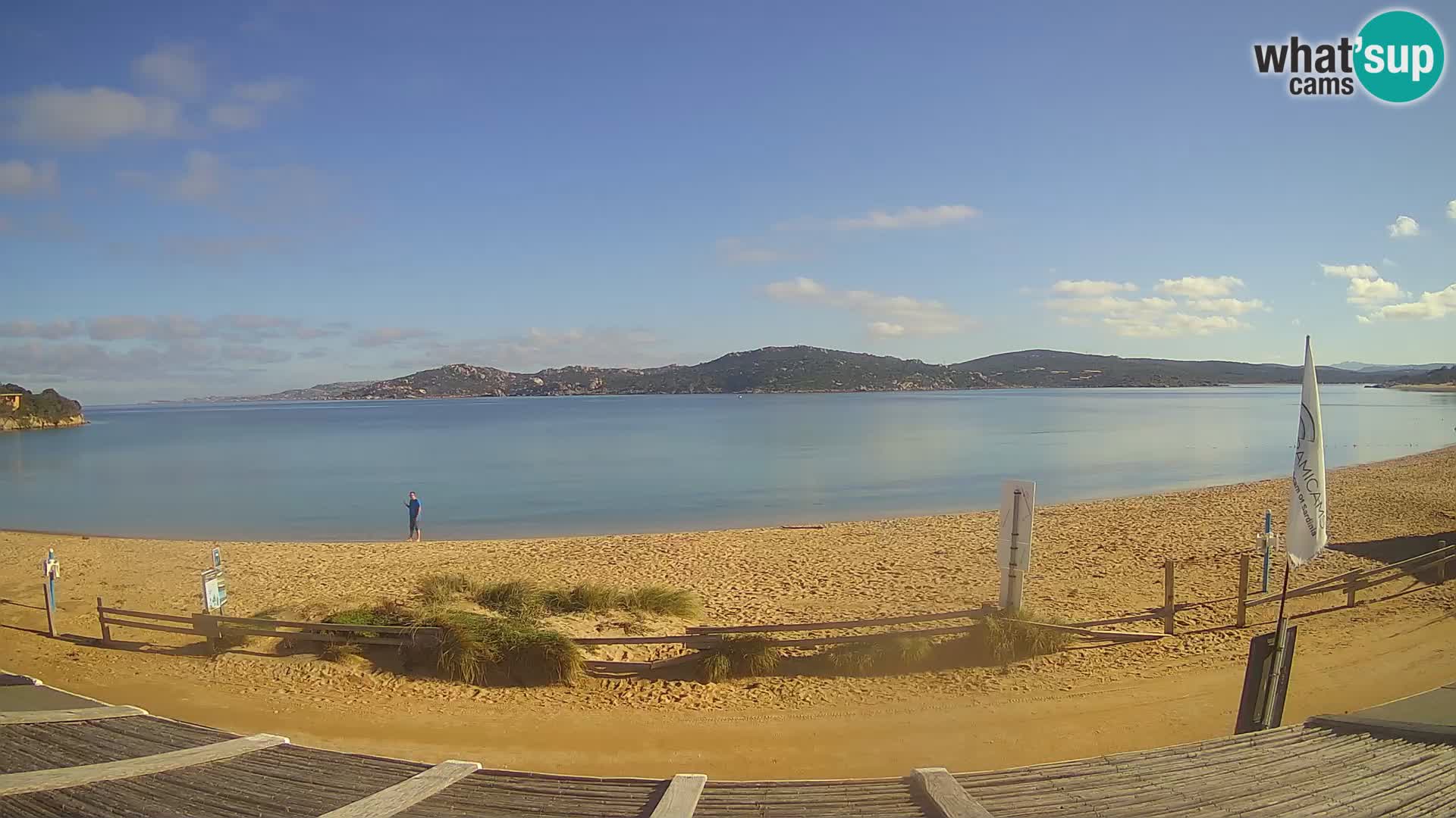 Webcam en direct de planche à voile et de kite surf à Porto Pollo – Sardaigne – Italie