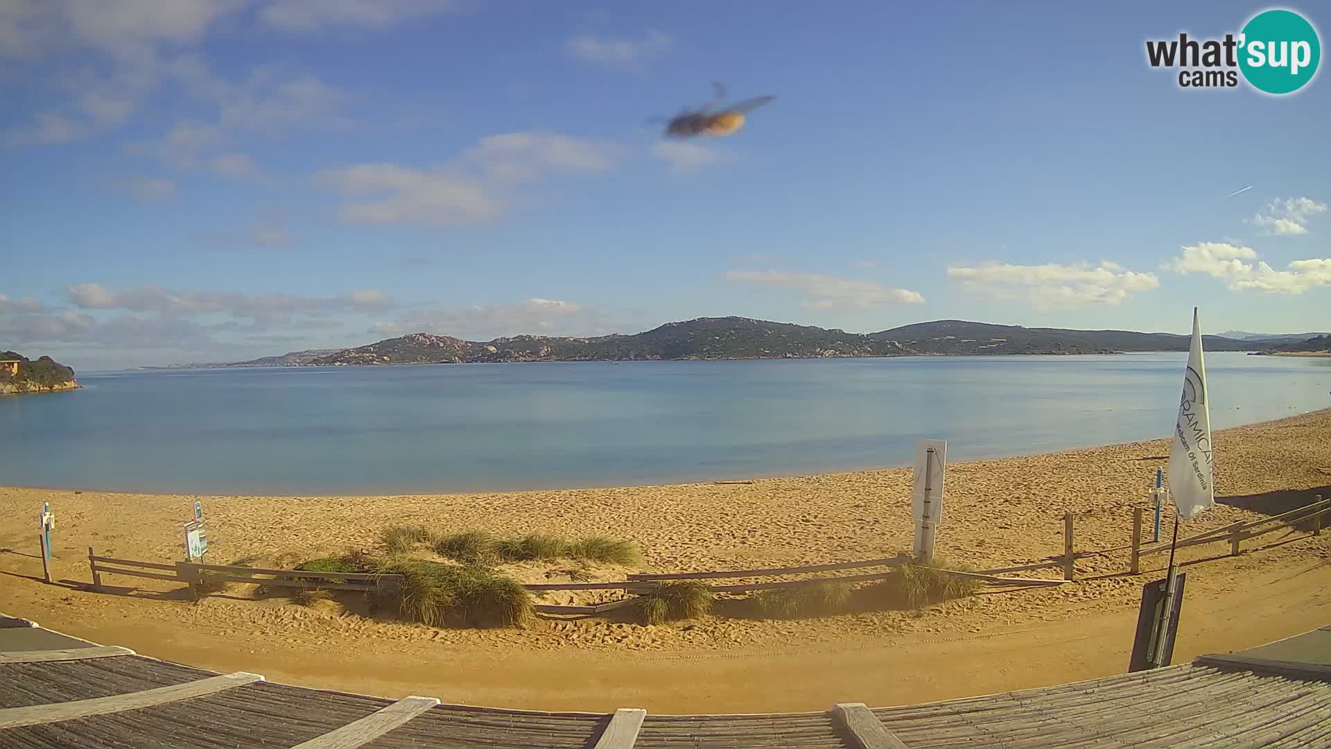 Webcam en direct de planche à voile et de kite surf à Porto Pollo – Sardaigne – Italie