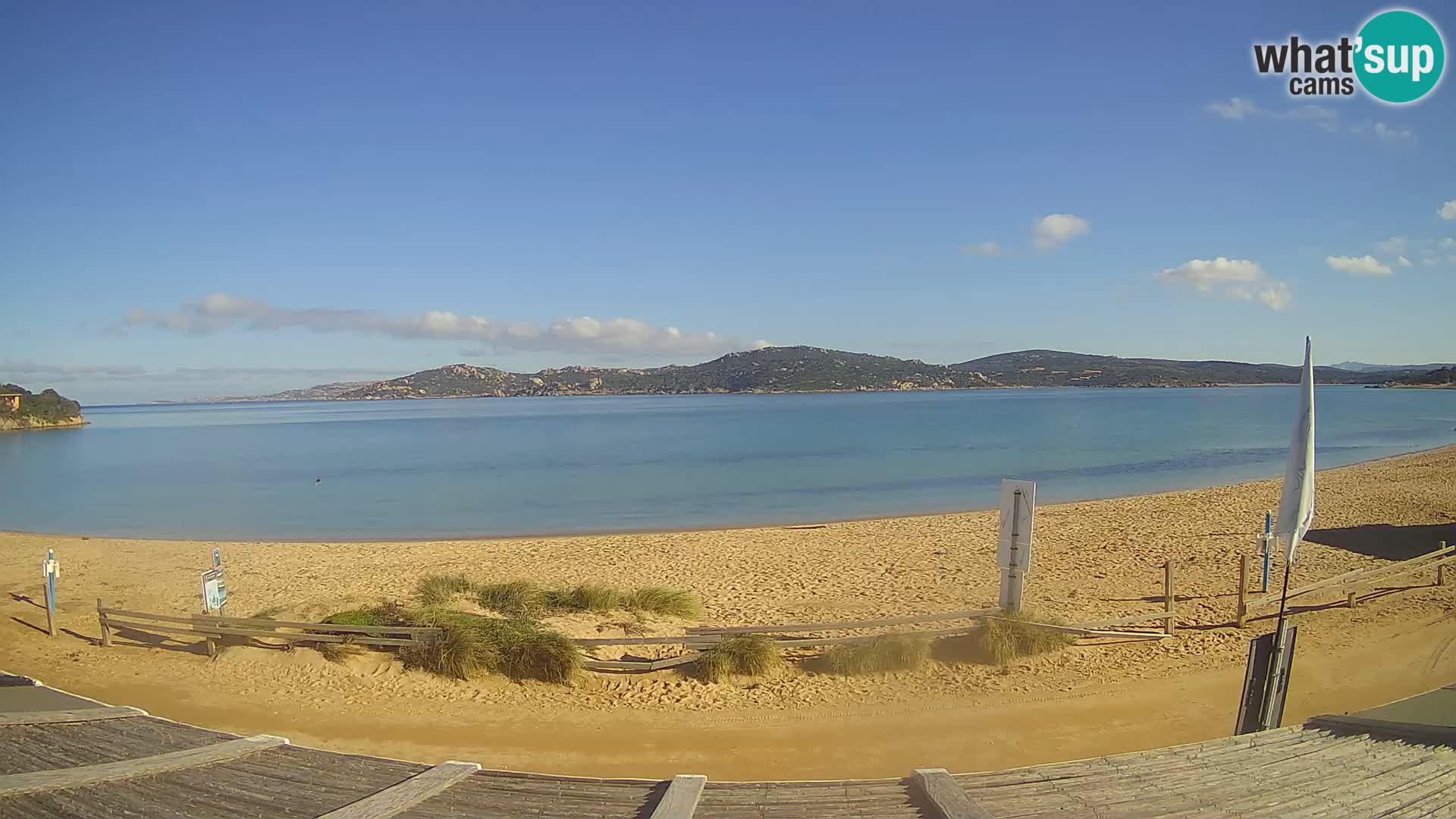 Webcam en direct de planche à voile et de kite surf à Porto Pollo – Sardaigne – Italie