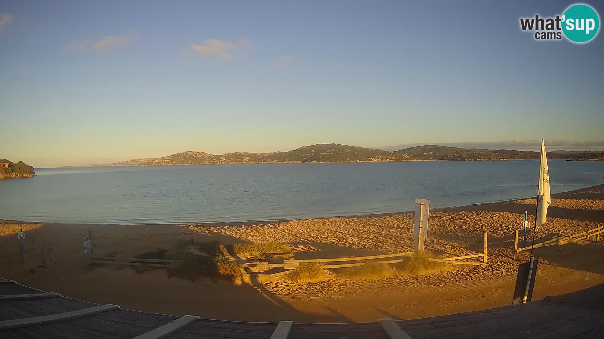 Webcam en direct de planche à voile et de kite surf à Porto Pollo – Sardaigne – Italie