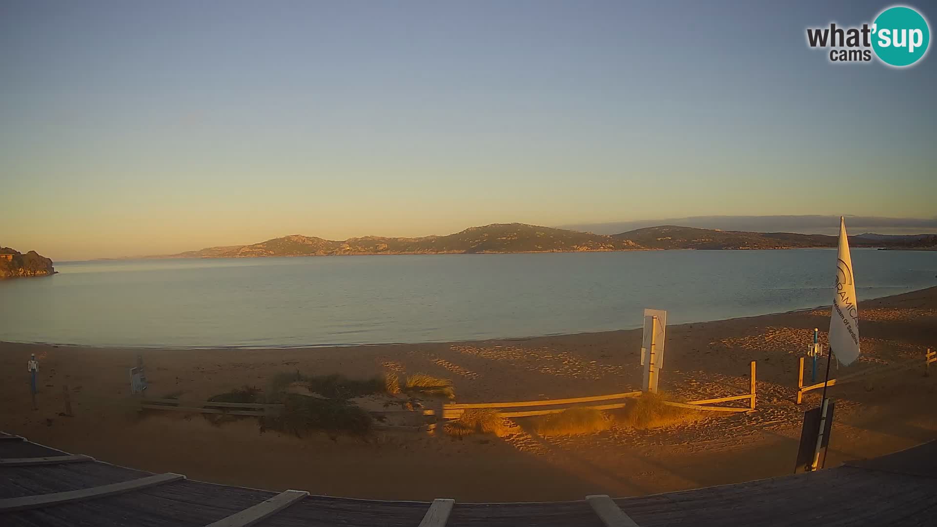 Webcam en direct de planche à voile et de kite surf à Porto Pollo – Sardaigne – Italie