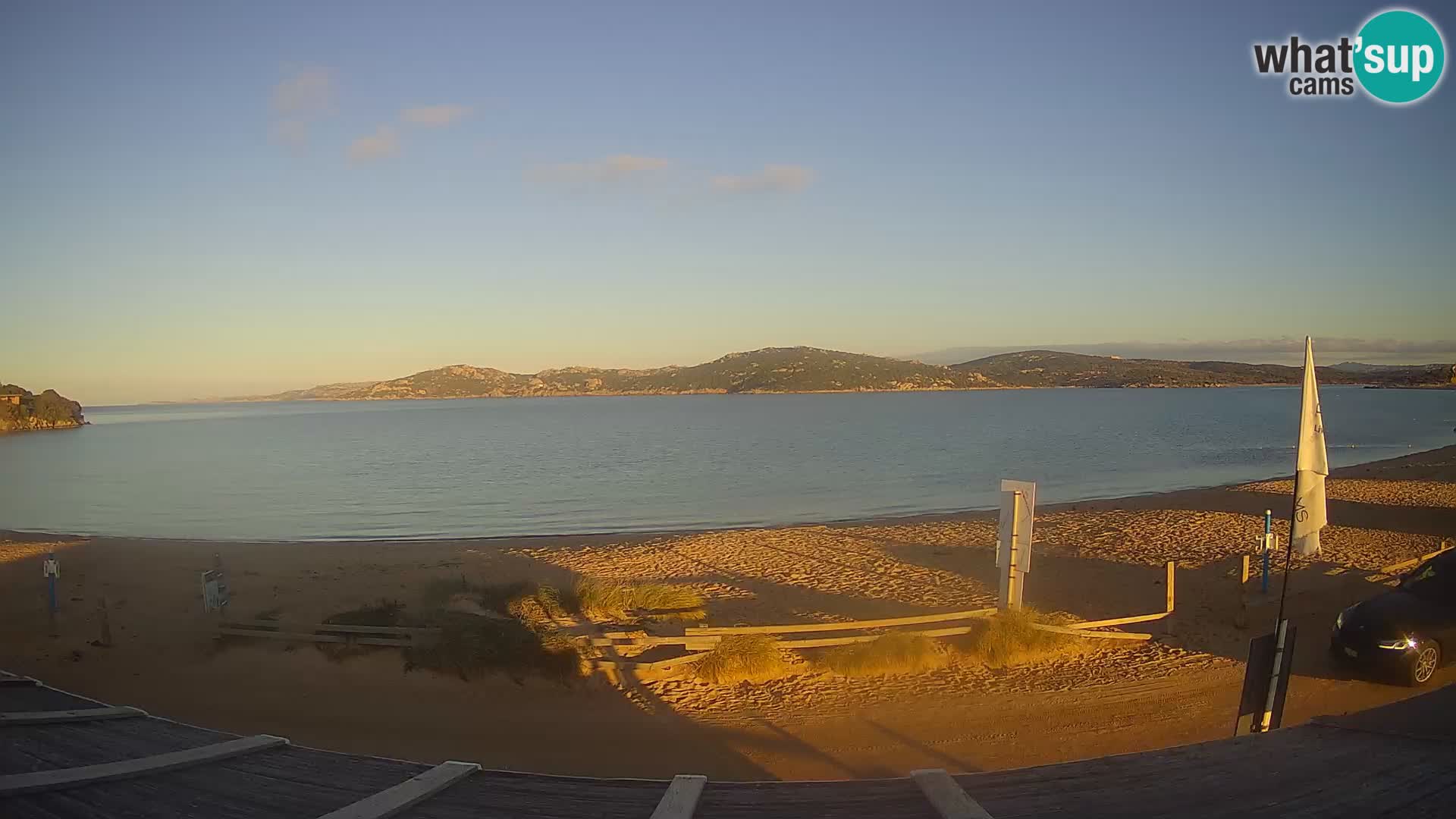 Webcam en direct de planche à voile et de kite surf à Porto Pollo – Sardaigne – Italie