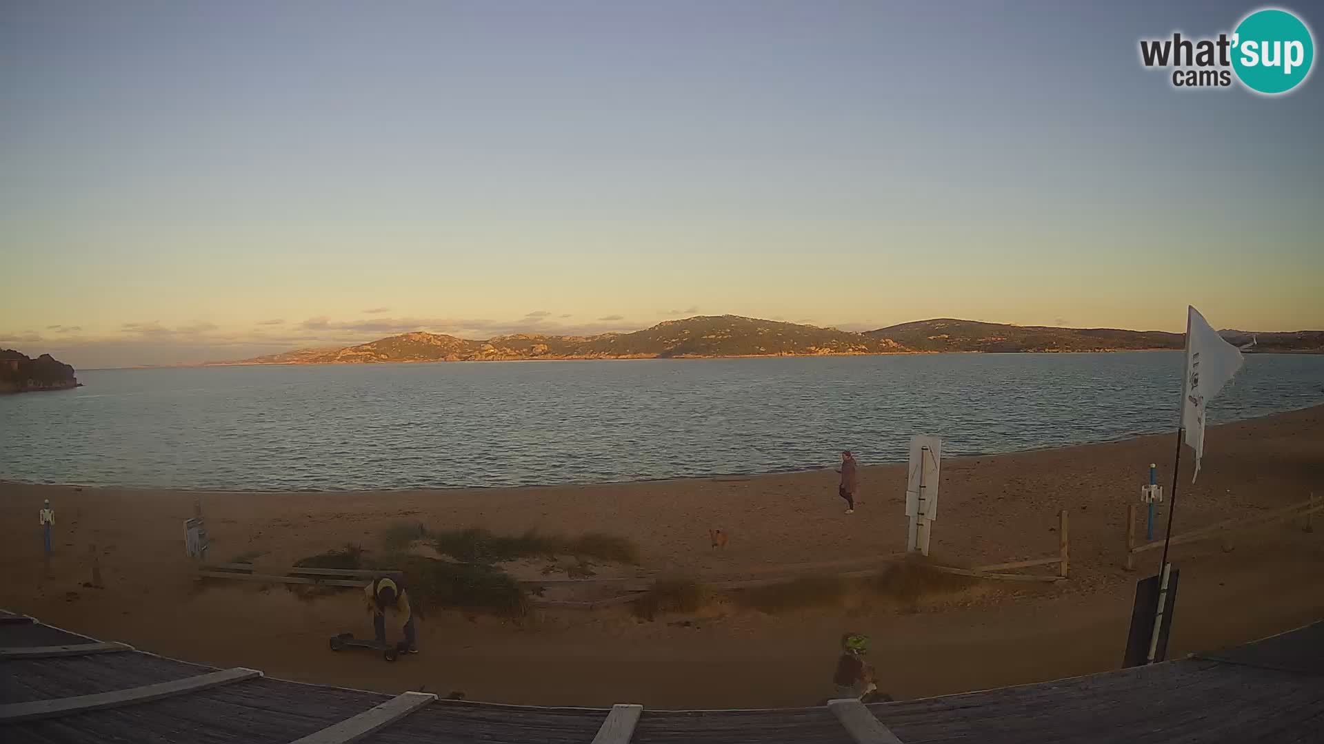 Webcam en direct de planche à voile et de kite surf à Porto Pollo – Sardaigne – Italie