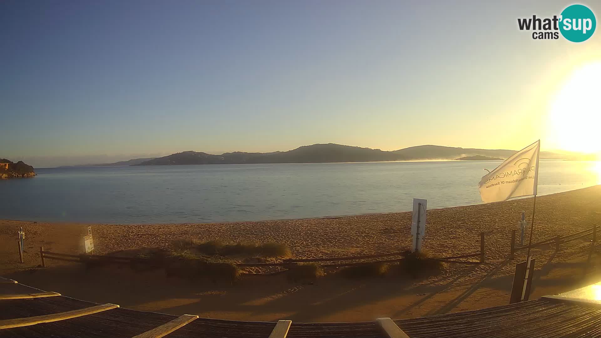 Webcam en direct de planche à voile et de kite surf à Porto Pollo – Sardaigne – Italie