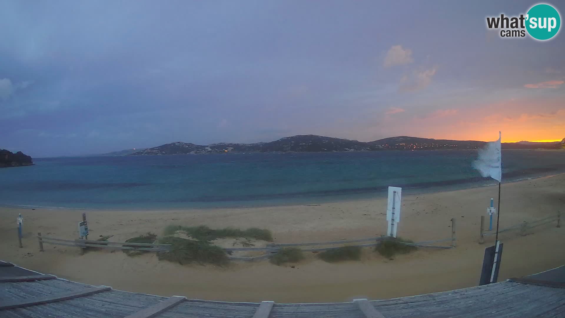 Webcam en direct de planche à voile et de kite surf à Porto Pollo – Sardaigne – Italie