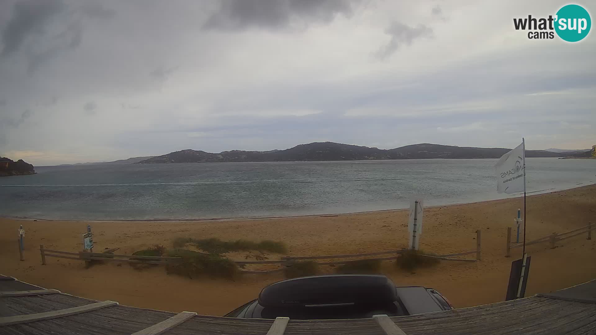 Webcam en direct de planche à voile et de kite surf à Porto Pollo – Sardaigne – Italie