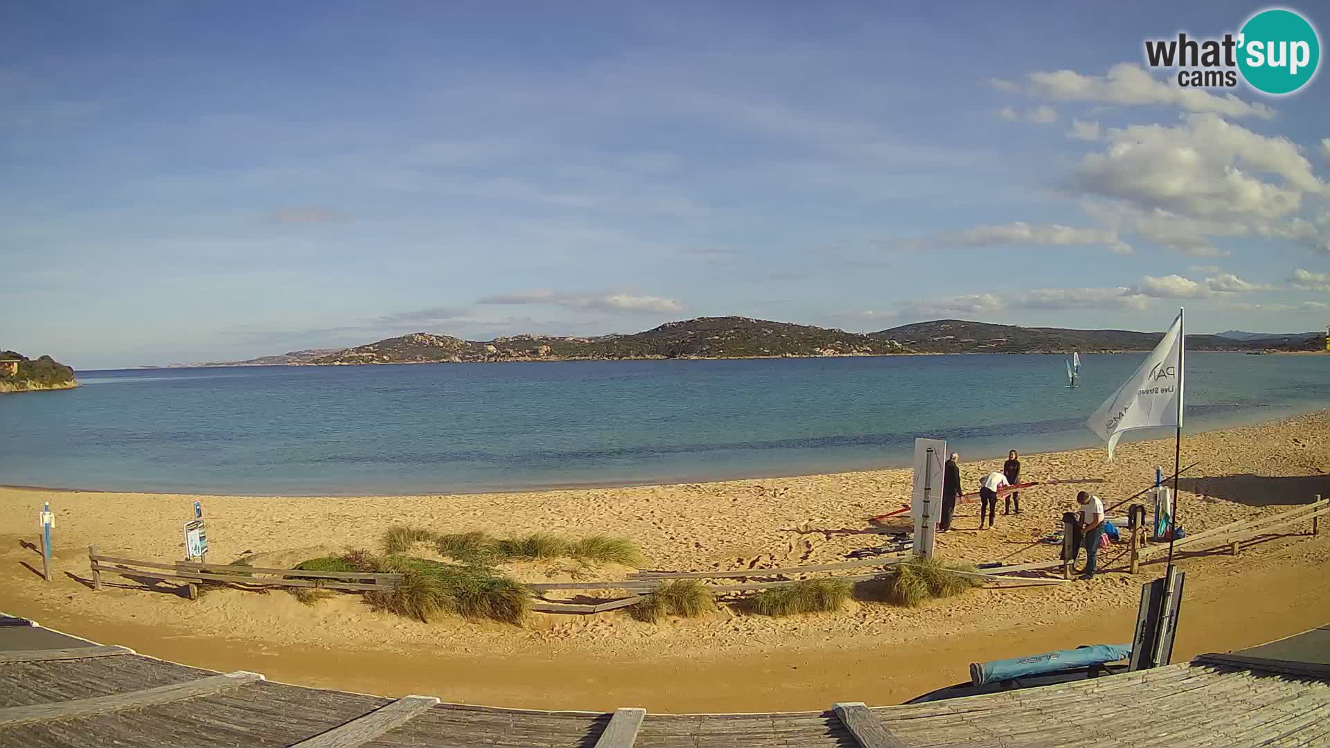 Porto Pollo Windsurfen und Kitesurfen Live-Webcam – Sardinien – Italien