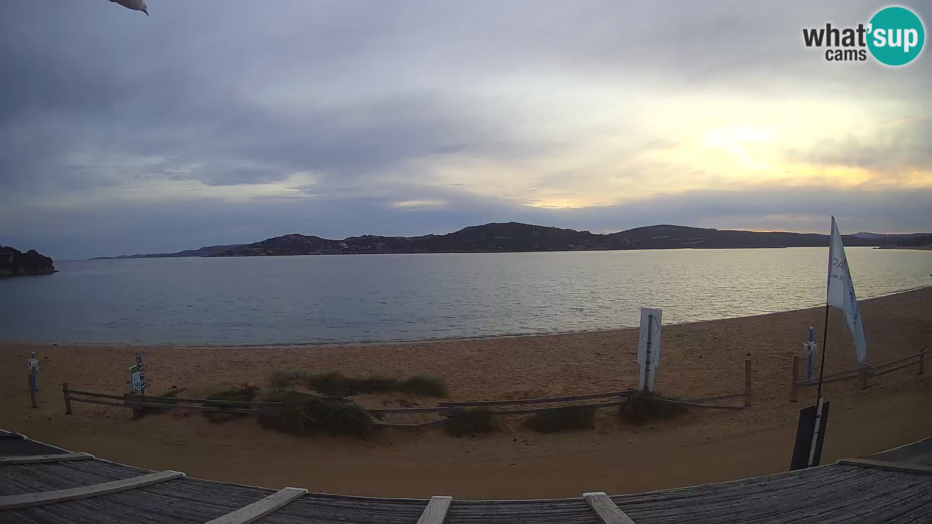 Webcam en direct de planche à voile et de kite surf à Porto Pollo – Sardaigne – Italie