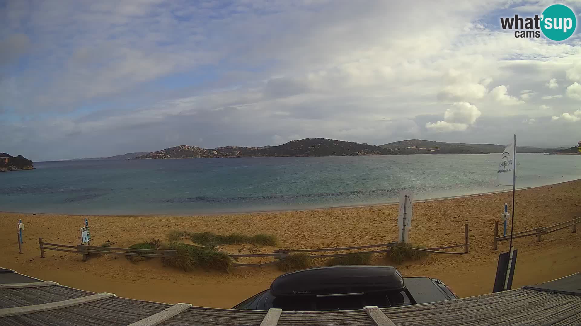 Webcam en direct de planche à voile et de kite surf à Porto Pollo – Sardaigne – Italie