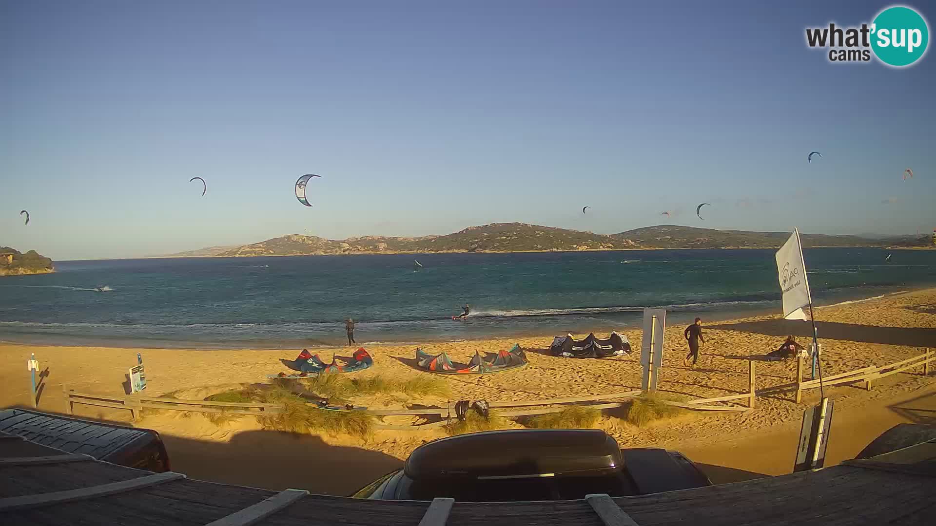 Porto Pollo Windsurfen und Kitesurfen Live-Webcam – Sardinien – Italien