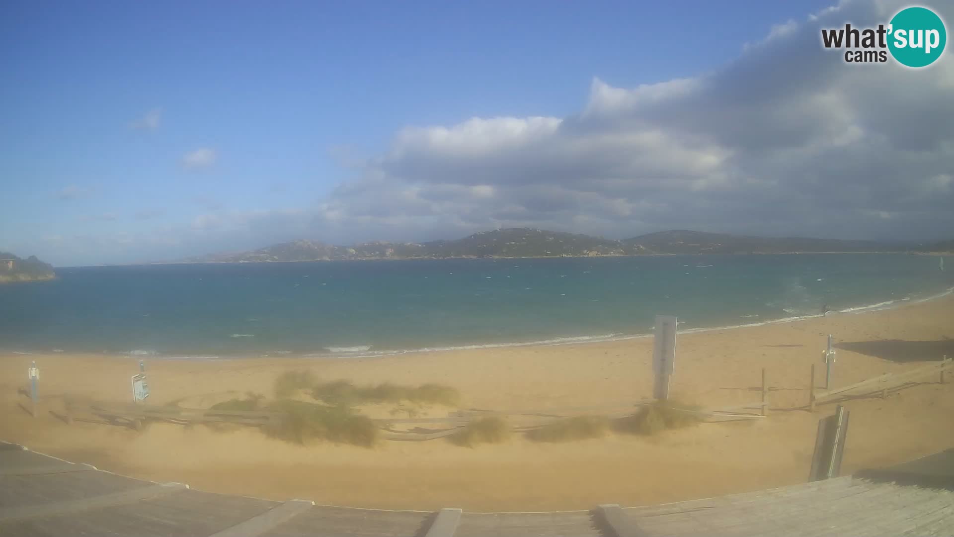 Porto Pollo Windsurfing and Kite surfing live webcam – Sardinia – Italy