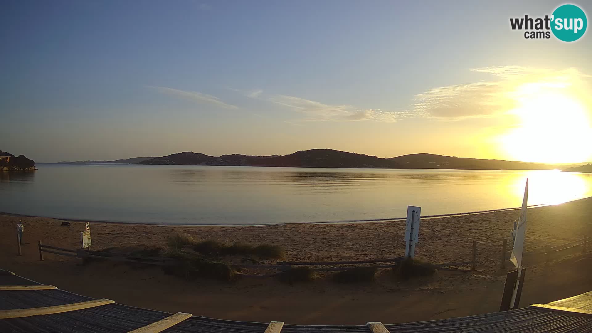 Webcam en direct de planche à voile et de kite surf à Porto Pollo – Sardaigne – Italie