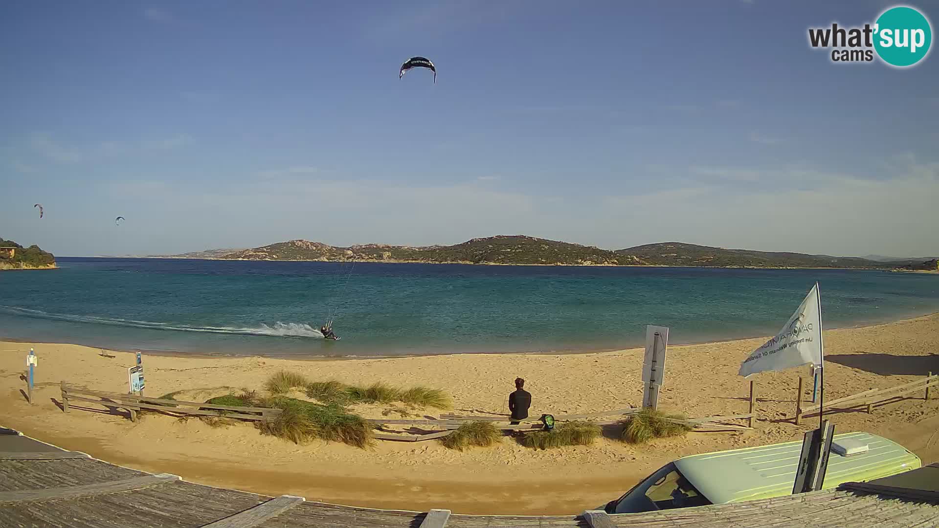 Porto Pollo Windsurfen und Kitesurfen Live-Webcam – Sardinien – Italien