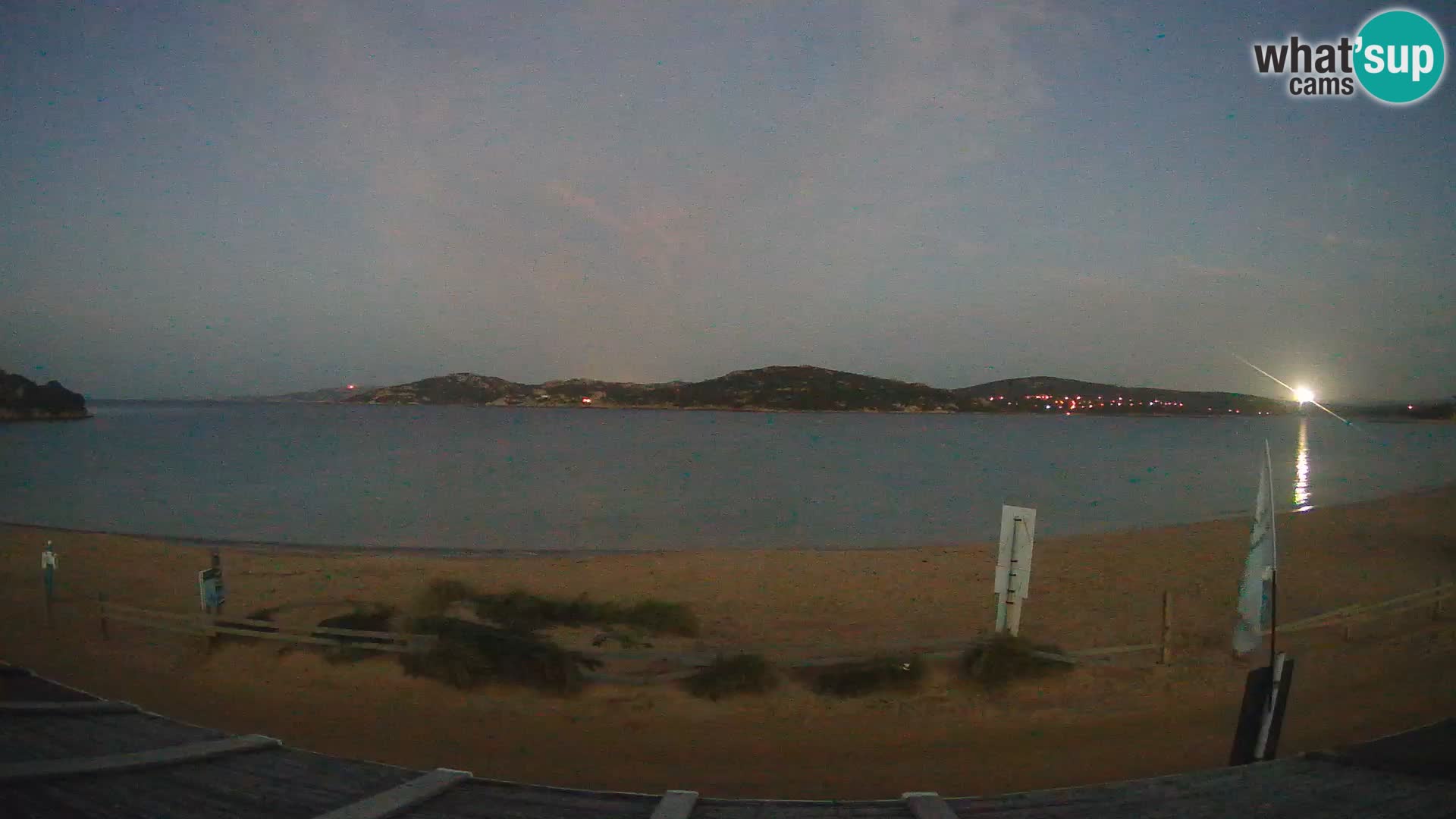 Webcam en direct de planche à voile et de kite surf à Porto Pollo – Sardaigne – Italie