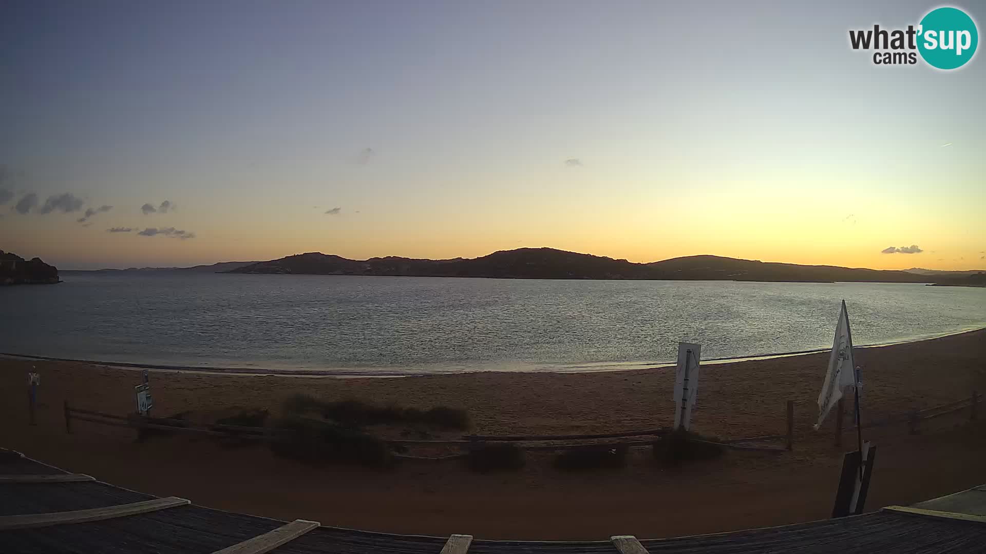 Webcam en direct de planche à voile et de kite surf à Porto Pollo – Sardaigne – Italie