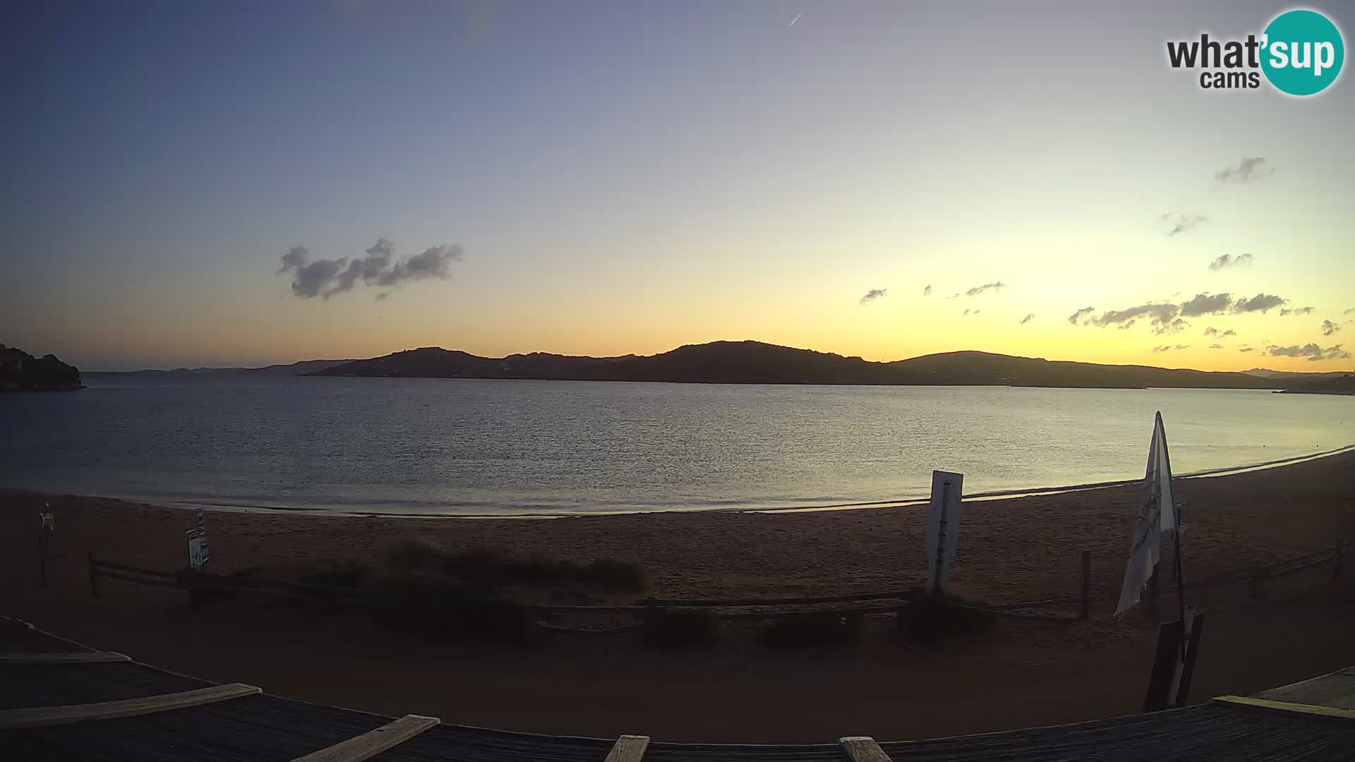 Webcam en direct de planche à voile et de kite surf à Porto Pollo – Sardaigne – Italie