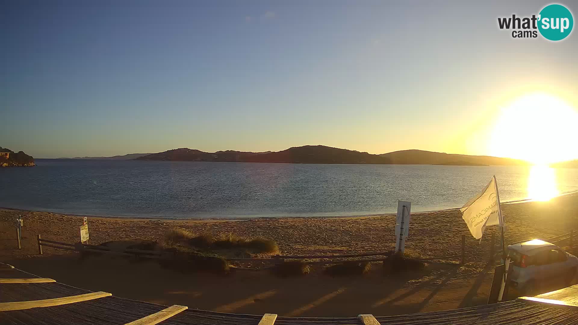 Webcam en direct de planche à voile et de kite surf à Porto Pollo – Sardaigne – Italie