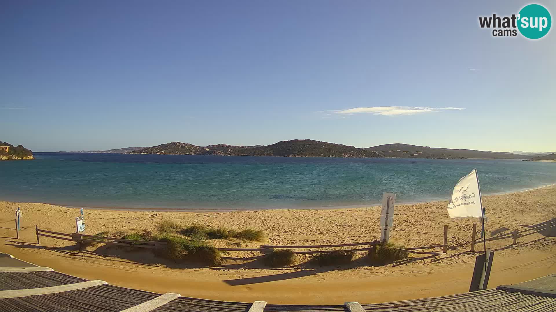 Webcam en direct de planche à voile et de kite surf à Porto Pollo – Sardaigne – Italie