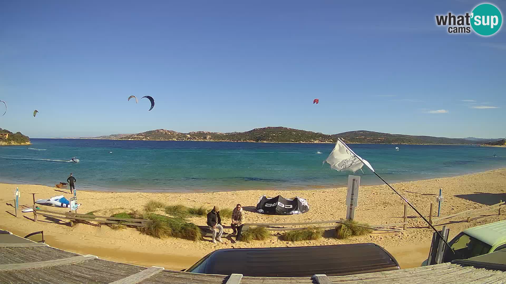 Porto Pollo Windsurfing i Kite surfanje web kamera uživo – Sardinija – Italija