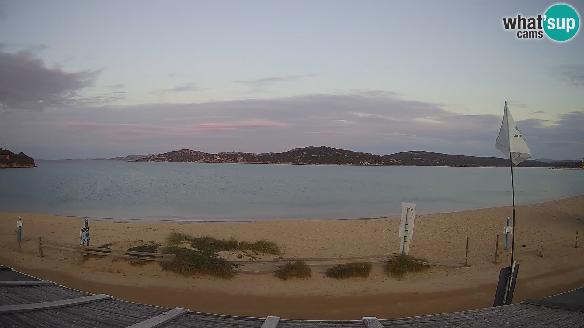 Webcam en direct de planche à voile et de kite surf à Porto Pollo – Sardaigne – Italie